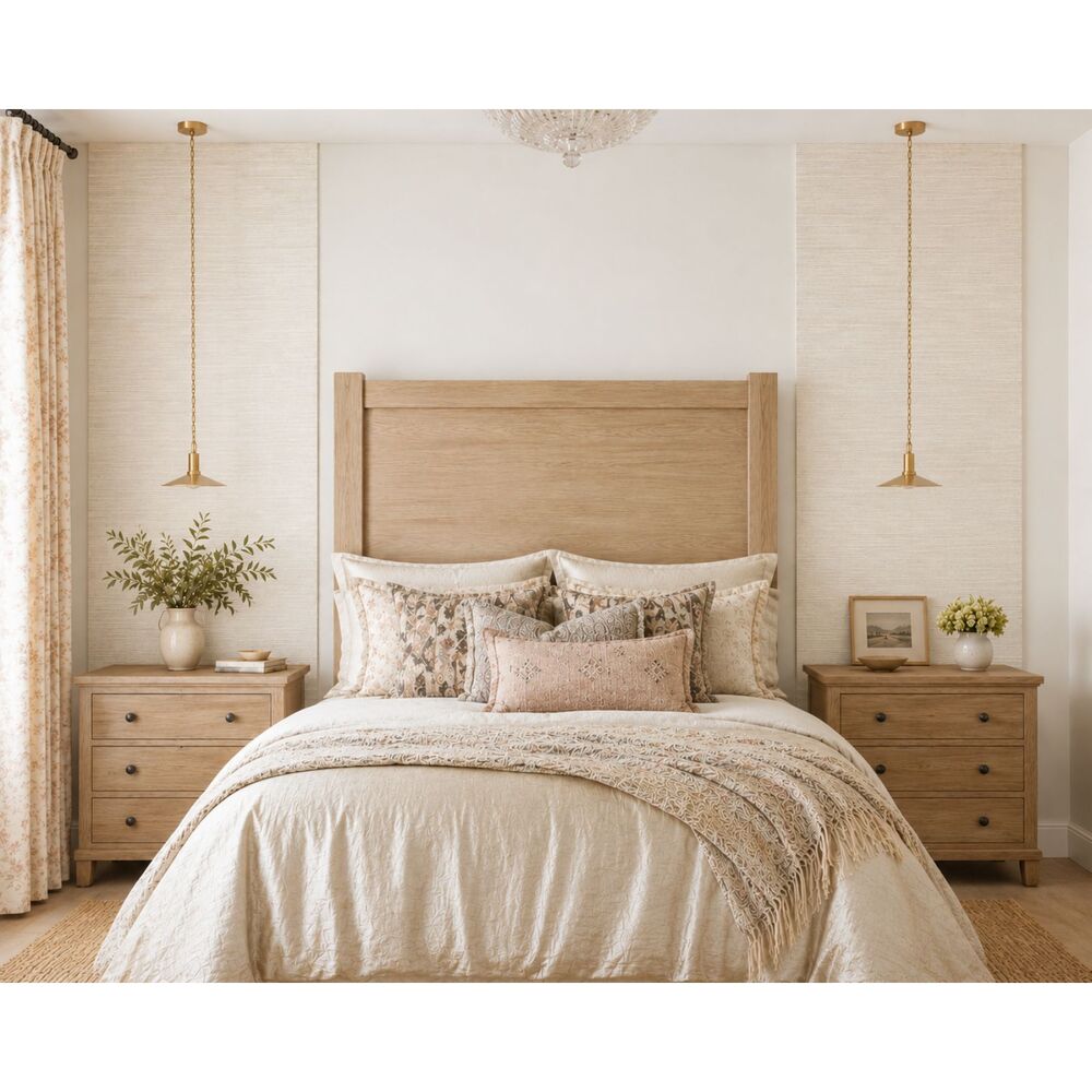 Anna French Natural Grasscloth Wallpaper Roll AT 34100 Cholla Sisal